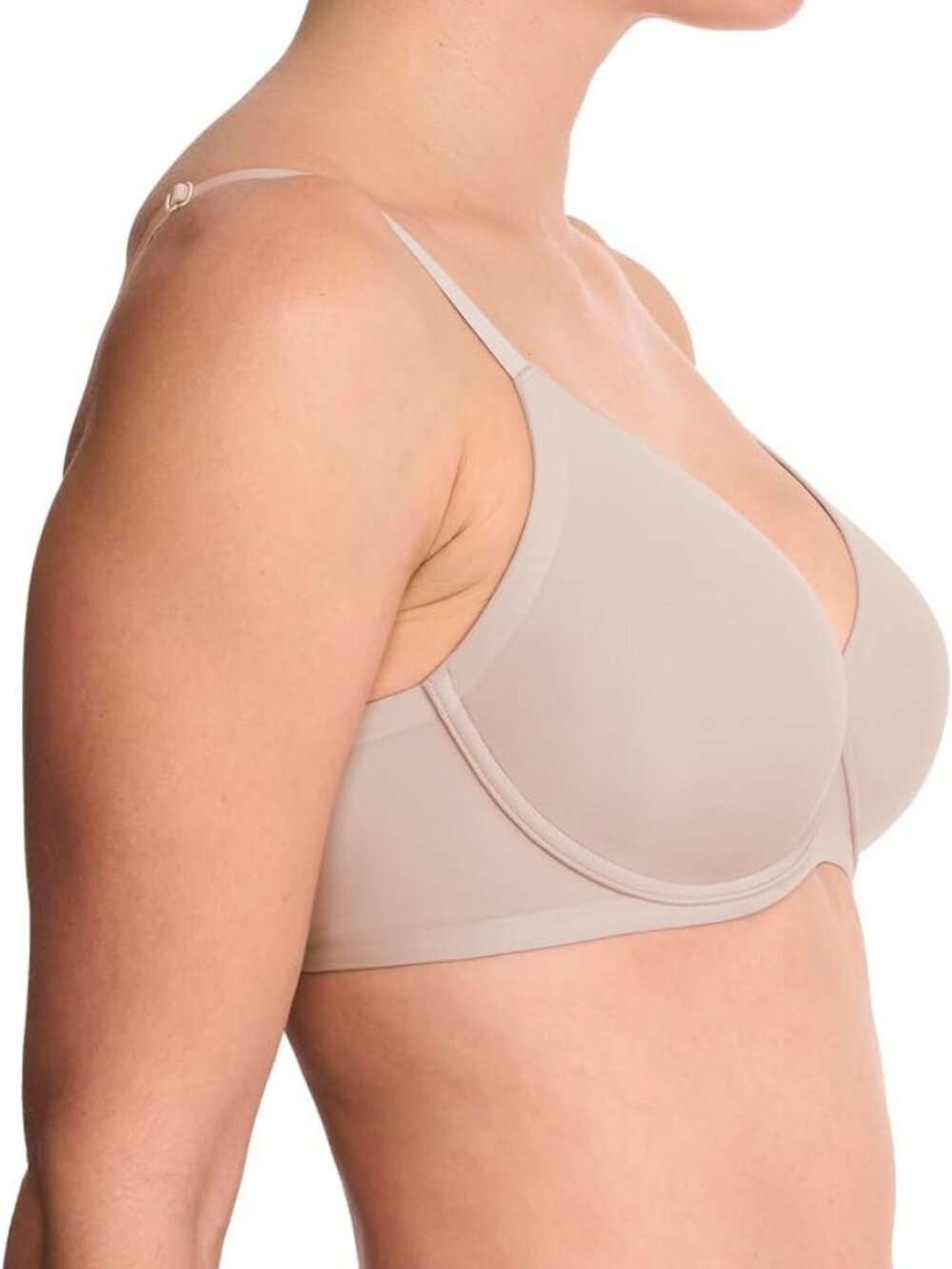 Natori 32DD Cloud Comfort Back Smoothing T-Shirt Bra NWT 731338 Lt Mocha - Picture 2 of 7